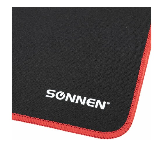 Компьютерный коврик для мыши и клавиатуры SONNEN BLACK TITAN XL большой 800x300x3 мм, черный 513615