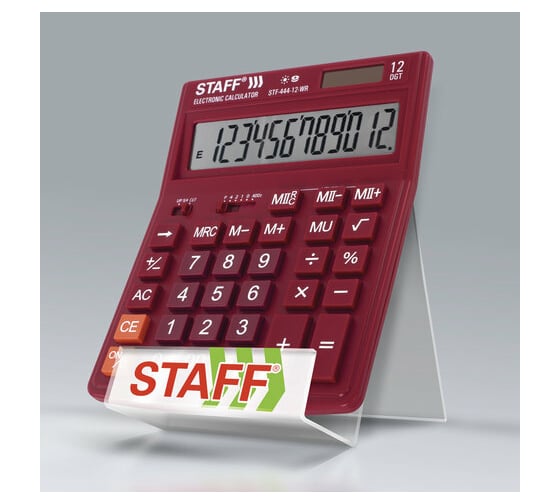 Рекламная подставка для калькуляторов Staff 90 мм 504881