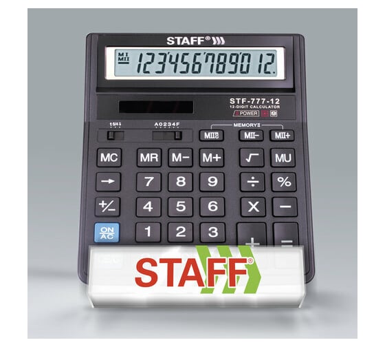 Рекламная подставка для калькуляторов Staff 150 мм 504882