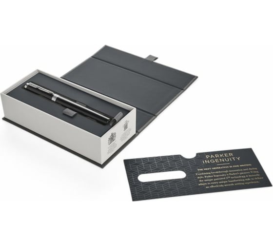 Ручка Parker Ingenuity LaqBlack CT, 5th пишущий узел, F 1931461