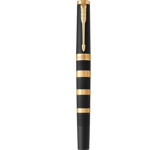 Ручка Parker Ingenuity Black Rubber/Metal GT, 5th пишущий узел, F 1931442