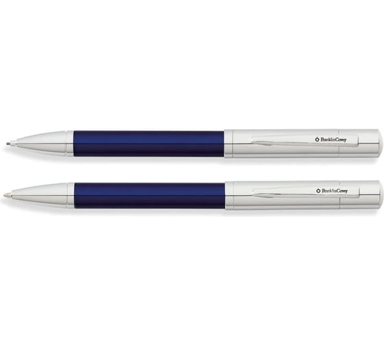 Набор FranklinCovey Greenwich Blue and Chrome CT, шариковая ручка, карандаш, M FC0021-3