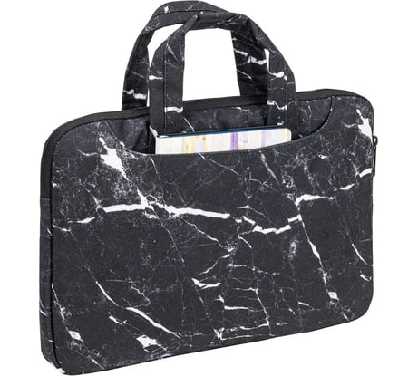 Сумка портфель с отделением для ноутбука 14" BRAUBERG Marble, 3 кармана, 26x36x3см 270835