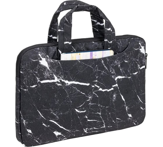 Сумка портфель с отделением для ноутбука 14" BRAUBERG Marble, 3 кармана, 26x36x3см 270835 1