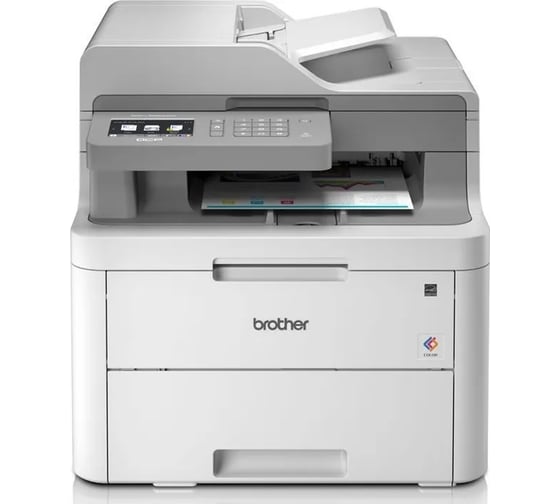 Лазерное МФУ Brother светодиодный, цветной DCPL3550CDWR1