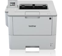 Лазерный принтер Brother белый, A4, монохромный, 50 стр/мин HLL6400DWRF1