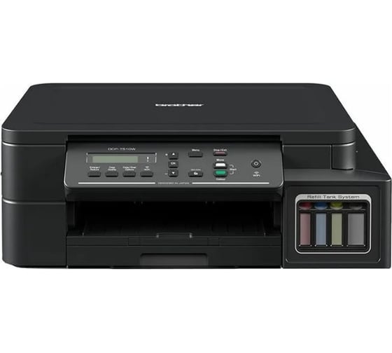 Струйное МФУ Brother InkBenefit Plus с перезаправляемыми резервуарами DCPT510WR1