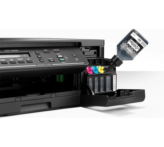 Цветное струйное МФУ Brother 3 в 1 InkBenefit Plus А4, подключение USB DCPT520WR1