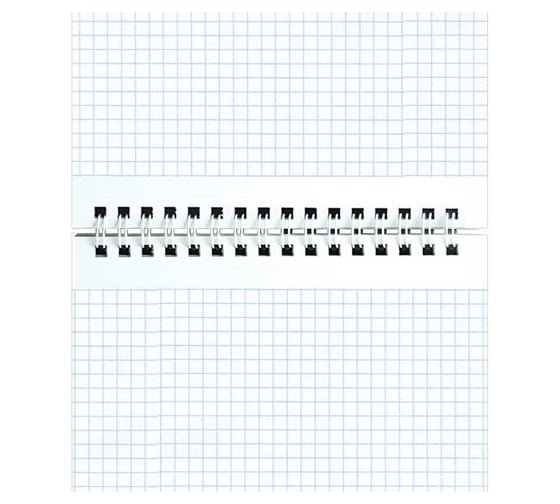 Блокнот ОФИСМАГ А5, 146x205 мм, 80 л, гребень, картон, жесткая подложка, клетка, синий 129867