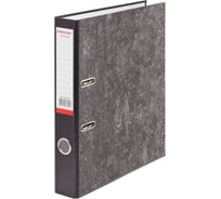 Папка-регистратор ОФИСМАГ фактура стандарт, с мраморным покрытием, 50 мм, черный корешок 222096