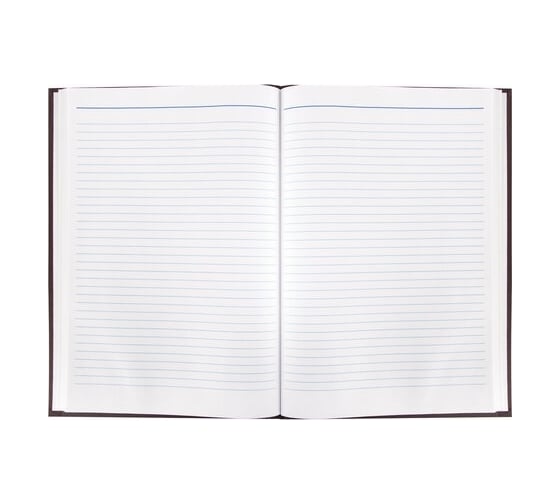 Книга учета ОФИСМАГ 96 л, линия, твердая, бумвинил, блок офсет, А4, 200x290 мм 130178
