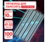 Пластиковые пружины для переплета ОФИСМАГ комплект 100 шт, 10 мм для сшивания 41-55 л, черные 531455 2