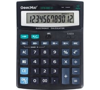 Настольный калькулятор ОФИСМАГ Ofm-888-12 200x150 мм, 12 разрядов, двойное питание 250224