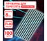Пластиковые пружины для переплета ОФИСМАГ комплект 100 шт, 8 мм для сшивания 21-40 л, черные 531461 2