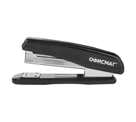 Степлер ОФИСМАГ №24/6, 26/6, до 25 листов, черный 229691