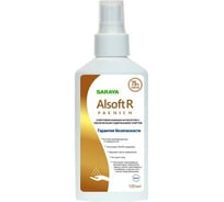 Антисептик для рук Saraya Alsoft R Premium 75 процентов, 120 мл 14843