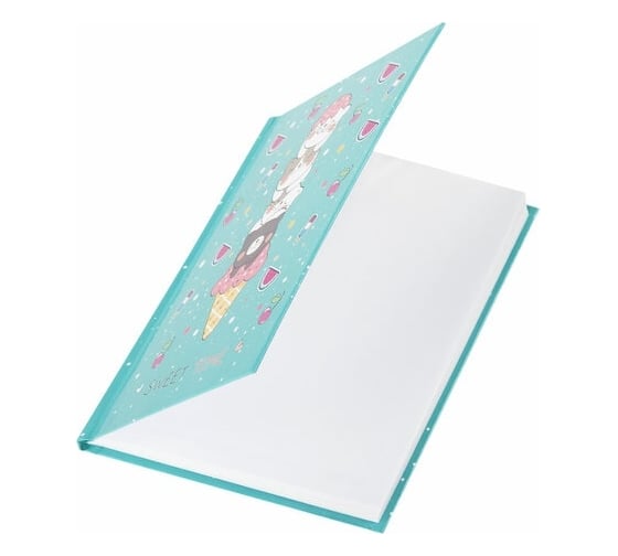 Блокнот BRAUBERG Kids Котики малый формат, 103x146 мм, А6, 80 л, твёрдый, клетка 114443