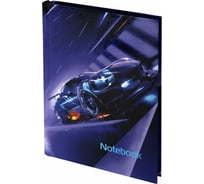 Блокнот BRAUBERG Kids Super Car малый формат, 103x146 мм, А6, 80 л, твёрдый, клетка 114441