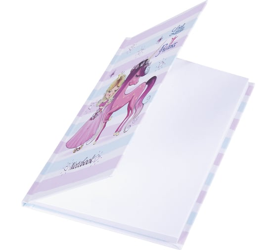 Блокнот BRAUBERG Kids Queen малый формат, 103x146 мм, А6, 80 л, твёрдый, клетка, выборочный лак 114450