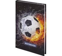 Блокнот BRAUBERG Kids Футбол А5, 134x206 мм, 80 л, твёрдый, клетка 114419