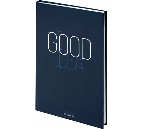 Блокнот STAFF Good Idea большой формат 205x290 мм А4, 128 листов, твердый, клетка 114406