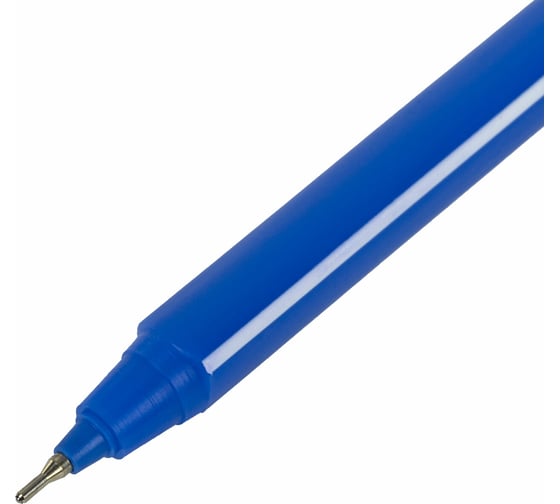 Масляная шариковая ручка STAFF Basic OBP-320,СИНЯЯ, корпус голубой, узел 0,7мм, линия 0,35мм, 143023