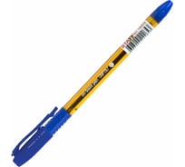 Масляная шариковая ручка STAFF Manager OBP-267c грипом, синяя, корпус оранжевый, линия 0.35 мм 142979