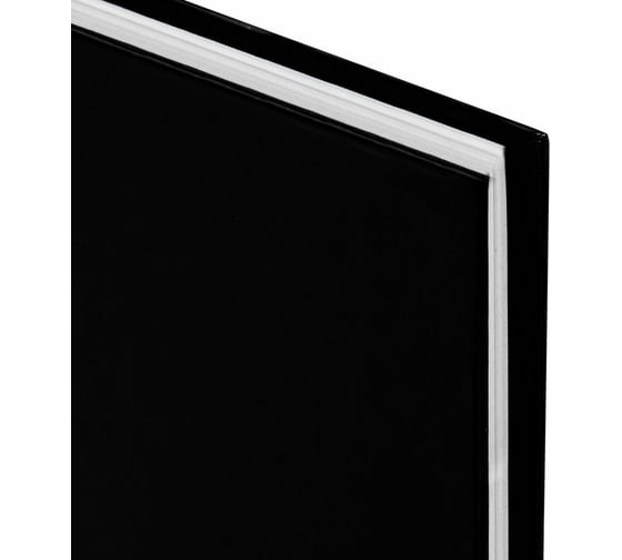 Блокнот STAFF Black большой формат 205x290 мм А4, 80 листов, твердый, клетка 114403