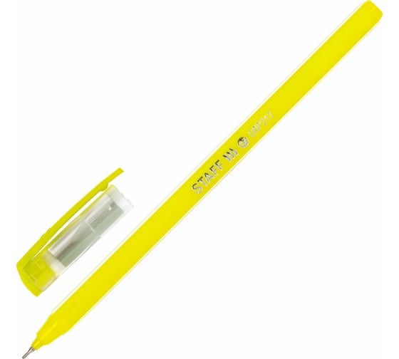 Масляная шариковая ручка STAFF Basic OBP-312, синяя, корпус ассорти, узел 0.7 мм линия 0.35 мм 143012
