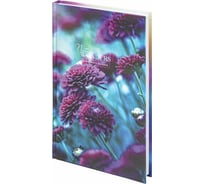 Блокнот STAFF Flowers А5 134x206 мм, 80 листов, твёрдый, клетка 114410