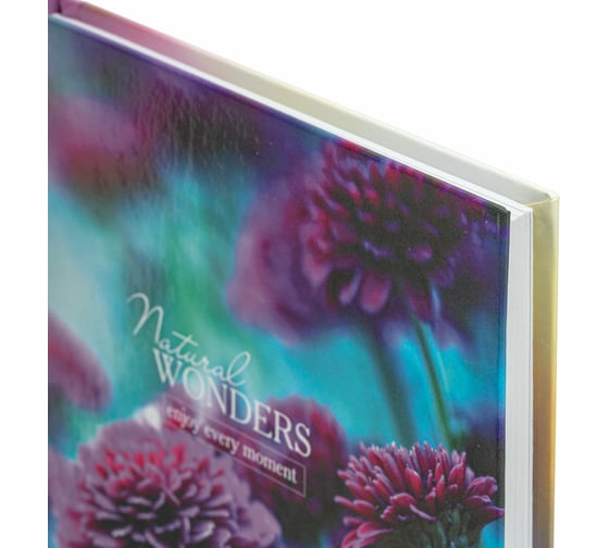 Блокнот STAFF Flowers А5 134x206 мм, 80 листов, твёрдый, клетка 114410