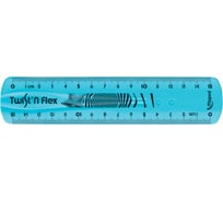 Пластиковая линейка MAPED Twist'n Flex 15 см, гибкая, тонированная, ассорти, подвес 279110 210398