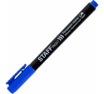Перманентный маркер STAFF Profit PM-105, синий, тонкий металлический наконечник 0,5 мм 152171
