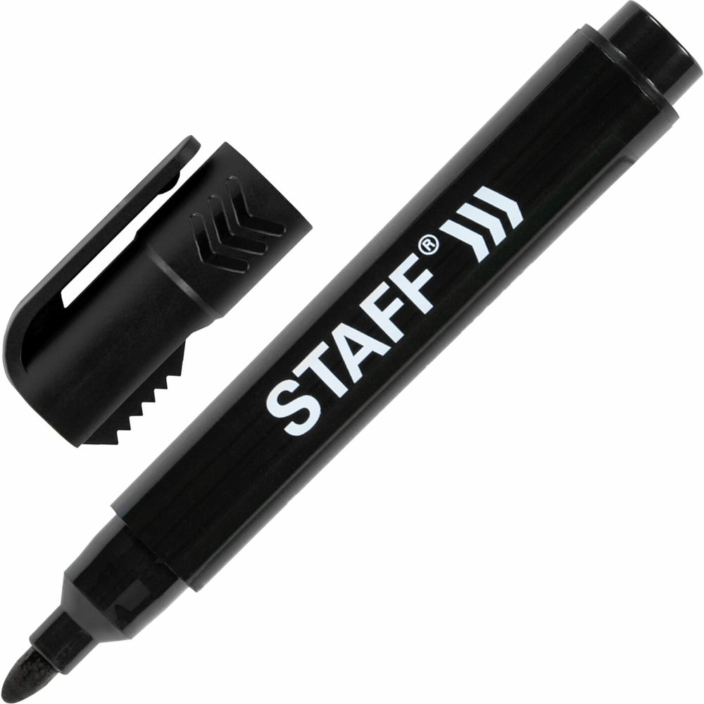 Перманентный маркер STAFF Basic LOGISTIС PM-150с колпачком для вскрытия ...