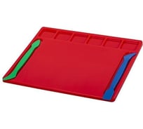 Доска для лепки BRAUBERG Kids с отделениями и 2 стеками, А5, 200x170 мм, ассорти 271145