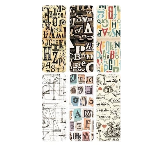 Магнитные закладки для книг BRAUBERG Letters набор 6 шт, 35x25 мм 113166