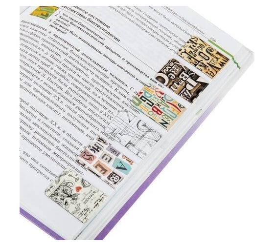 Магнитные закладки для книг BRAUBERG Letters набор 6 шт, 35x25 мм 113166