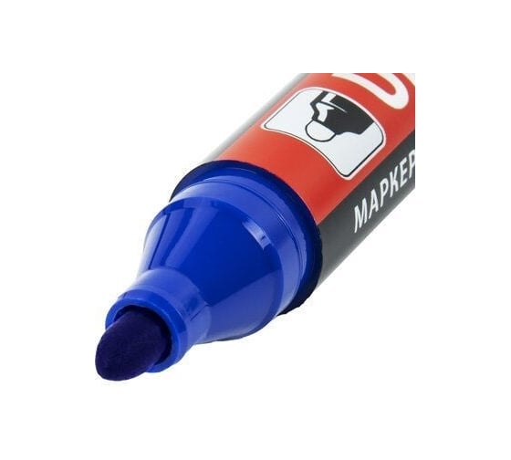 Перманентный маркер BRAUBERG ULTRA MARKER синий, 3.5 мм, с клипом 152206