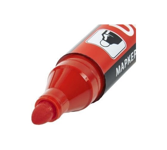 Перманентный маркер BRAUBERG ULTRA MARKER красный, 3.5 мм, с клипом 152205