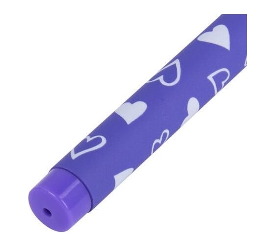 Шариковая ручка BRAUBERG SOFT TOUCH STICK FRESH ZONE HEARTS синяя, мягкое покрытие, ассорти, 0.7 мм 143700