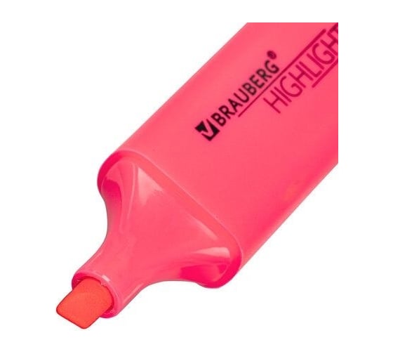 Текстовыделитель BRAUBERG  ORIGINAL NEON розовый, линия 1-5 мм 152213