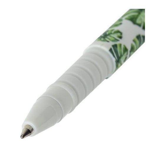 Шариковая ручка BRAUBERG SOFT TOUCH GRIP TROPIC синяя, мягкое покрытие, узел 0.7 мм 143719
