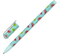 Шариковая ручка BRAUBERG SOFT TOUCH STICK JUICY FRUIT синяя, мягкое покрытие, узел 0.7 мм 143704