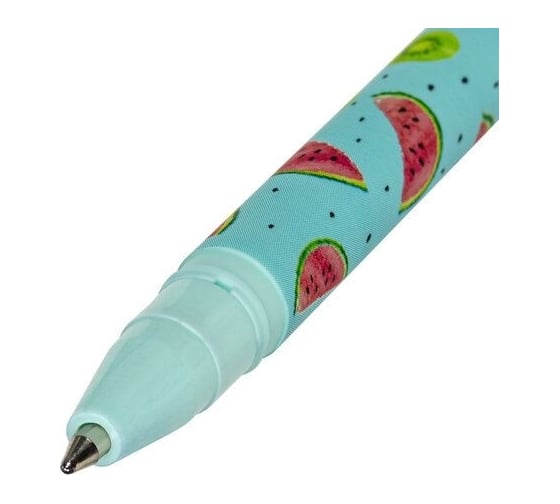 Шариковая ручка BRAUBERG SOFT TOUCH STICK JUICY FRUIT синяя, мягкое покрытие, узел 0.7 мм 143704