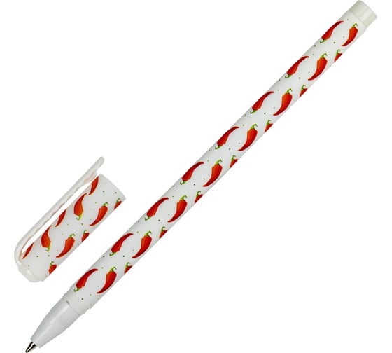 Шариковая ручка BRAUBERG SOFT TOUCH STICK CHILI PEPPER синяя, мягкое покрытие, узел 0.7 мм 143708