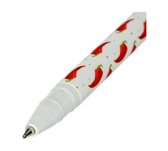 Шариковая ручка BRAUBERG SOFT TOUCH STICK CHILI PEPPER синяя, мягкое покрытие, узел 0.7 мм 143708