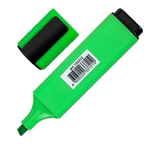 Текстовыделитель BRAUBERG ORIGINAL NEON зеленый, линия 1-5 мм 152212