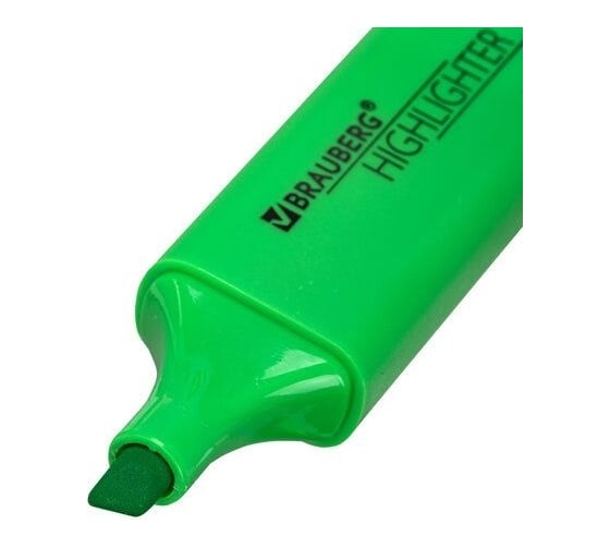 Текстовыделитель BRAUBERG ORIGINAL NEON зеленый, линия 1-5 мм 152212