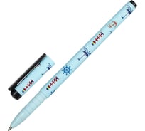 Шариковая ручка BRAUBERG SOFT TOUCH GRIP NAVY синяя, мягкое покрытие, узел 0.7 мм 143725