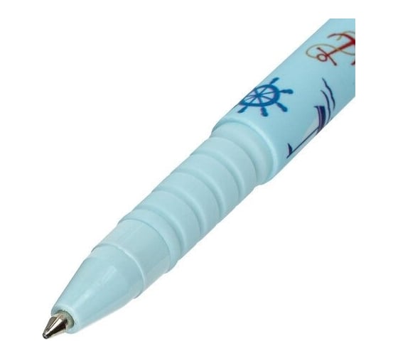 Шариковая ручка BRAUBERG SOFT TOUCH GRIP NAVY синяя, мягкое покрытие, узел 0.7 мм 143725